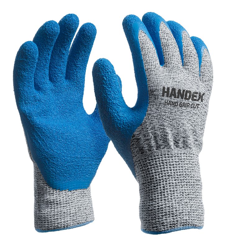 LUVA HANDEX HAND GRIP CUT AZUL CA: 46.857