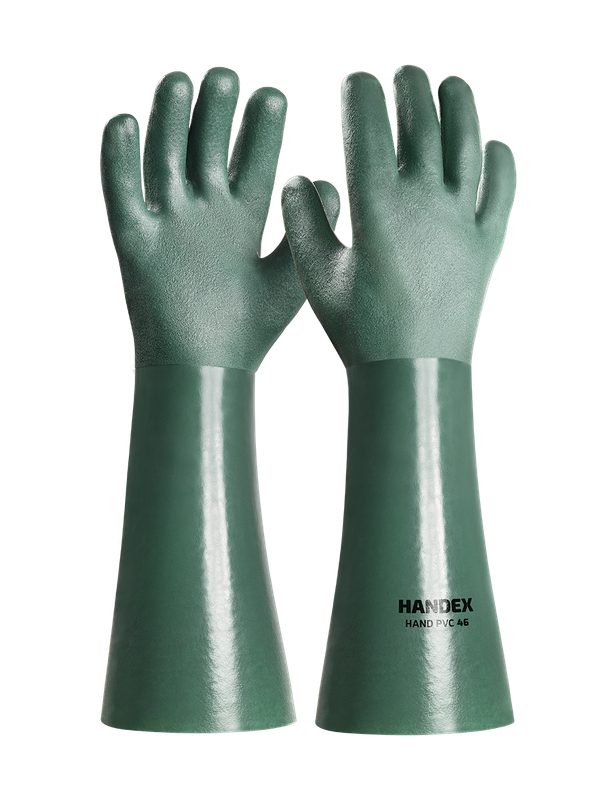 LUVA HANDEX HAND PVC 46 VERDE CA: 49.465