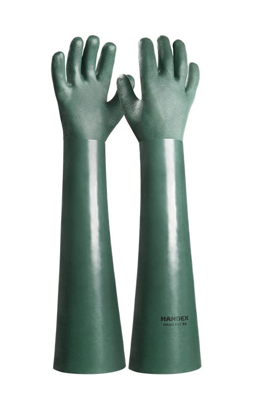 LUVA HANDEX HAND PVC 66 VERDE CA: 49.465