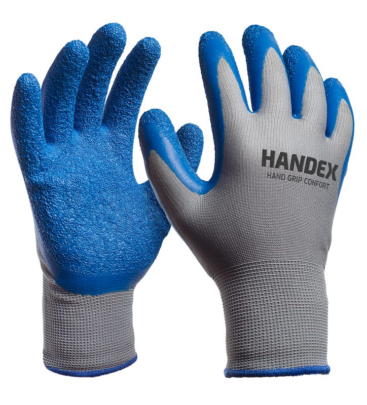 LUVA HANDEX HAND GRIP COMFORT AZUL CA: 46.616