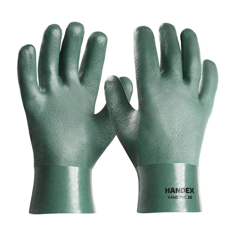LUVA HANDEX HAND PVC 26 VERDE CA: 49.465